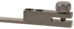 Starrett - Stainless Steel Caliper Depth Attachment - For Use with 12" & 300mm, 120 & 120M Series Dial Calipers - Exact Tooling