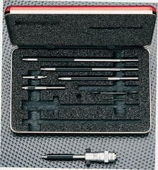 Starrett - 50 to 200mm, Mechanical Inside Micrometer Set - 0.01mm Graduation, Friction Thimble - Exact Tooling
