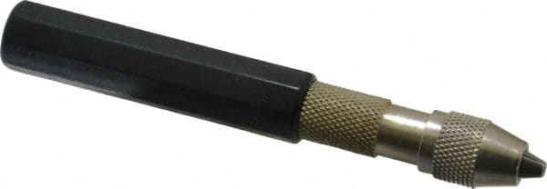 Starrett - 0.125" Capacity, 4-in-1 Pin Vise - 5/8" Body Diam 0.05" Min Capacity - Exact Tooling