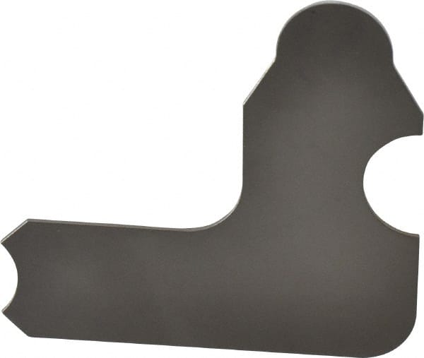 Starrett - 11/32 Inch Radius Gage - Satin Chrome Finish, Stainless Steel - Exact Tooling