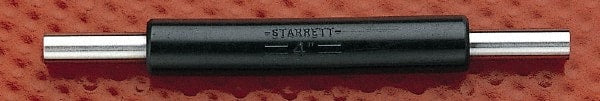 Starrett - 225mm Long, Spherical End Micrometer Calibration Standard - Use with Micrometers, Includes Heat Insulating Handle - Exact Tooling