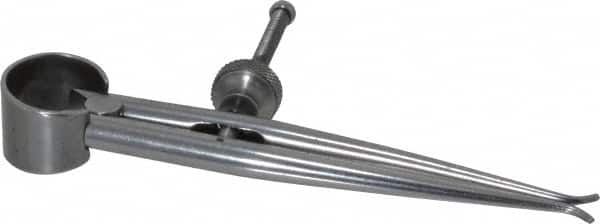 Starrett - 3 Inch Leg, Spring Joint, Ground Steel, Polished, Inside Caliper - 3 Inch Max Measurement, 75mm Max Measurement, Round Leg - Exact Tooling