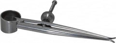 Starrett - 3 Inch Leg, Spring Joint, Ground Steel, Polished, Inside Caliper - 3 Inch Max Measurement, 75mm Max Measurement, Round Leg - Exact Tooling