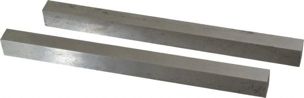 Starrett - 6" Long x 1/2" High x 3/8" Thick, Tool Steel Four Face Parallel - Sold as Matched Pair - Exact Tooling