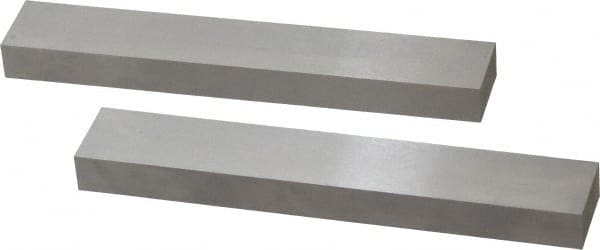 Starrett - 6" Long x 1" High x 1/2" Thick, Tool Steel Four Face Parallel - 0.0001" Parallelism, Sold as Matched Pair - Exact Tooling