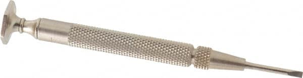 Starrett - 5/8" Blade Length Precision Slotted Screwdriver - 3-3/4" OAL - Exact Tooling
