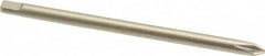 Starrett - #0 Phillips Point, 5/8" Blade Length Precision Blade Screwdriver - 3-3/4" OAL - Exact Tooling