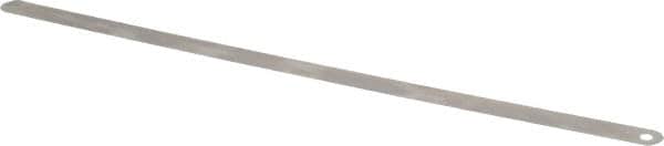 Starrett - 14 Piece, 0.03 to 0.5mm Parallel Feeler Gage Set - 300mm Long x 12-1/2mm Wide, Tempered Steel - Exact Tooling