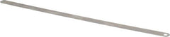 Starrett - 14 Piece, 0.03 to 0.5mm Parallel Feeler Gage Set - 300mm Long x 12-1/2mm Wide, Tempered Steel - Exact Tooling