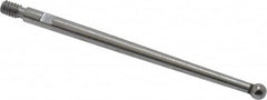 Starrett - 2mm Ball Diam, Carbide, Ball Test Indicator Contact Point - 1-5/16" Contact Point Length, Use with Starrett 811 & 811M Dial Test Indicators - Exact Tooling