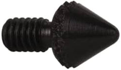 Starrett - #4-48, 1/16" Ball Diam, Steel Tapered Contact Point - 3/16" Contact Point Length, Use with AGD Dial Indicators - Exact Tooling