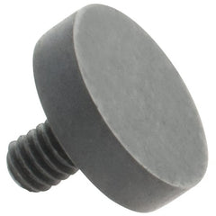 Starrett - #4-48, 3/8" Ball Diam, Steel Flat Contact Point - 3/32" Contact Point Length, Use with 650 & 651 Back Plunger Dial Indicators, AGD Dial Indicators - Exact Tooling