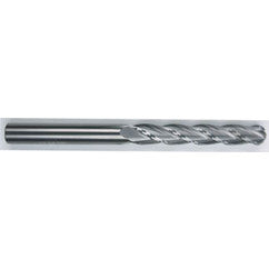 7/16" Dia. - 6" OAL - Solid CBD - TiAlN - Ball Nose SE EM - 4 FL - Exact Tooling