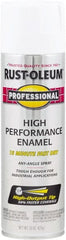 Rust-Oleum - White, Gloss, Rust Proof Enamel Spray Paint - 14 Sq Ft per Can, 15 oz Container, Use on Multipurpose - Exact Tooling