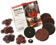 3M - 7" Diam, Aluminum Oxide Hook & Loop Disc - Coarse Grade, Nonwoven, Series SL-DH - Exact Tooling