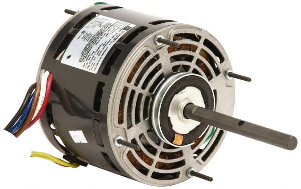 US Motors - 1/3 hp, OPAO Enclosure, Auto Thermal Protection, 1,075 RPM, 115 Volt, 60 Hz, Single Phase Permanent Split Capacitor (PSC) Motor - Size 48YZ Frame, Ring/Stud Mount, 4 Speed, Sleeve Bearings, 4.6 Full Load Amps, B Class Insulation, Reversible - Exact Tooling