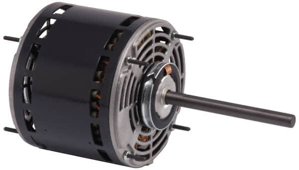 US Motors - 1/5 hp, ODP Enclosure, Auto Thermal Protection, 1,075 RPM, 208-230 Volt, 60 Hz, Industrial Electric AC/DC Motor - Size 48 Frame, Stud Mount, 1 Speed, Sleeve Bearings, 1.3 Full Load Amps, B Class Insulation, CCW Lead End - Exact Tooling