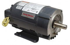 US Motors - 3 hp, ODP Enclosure, No Thermal Protection, 3,490 RPM, 208-230/460 Volt, 50/60 Hz, DripProof, Premium Efficiency Motor - Size 145TC Frame, Rigid Mount, 1 Speed, Ball Bearings, 8.2-7.3/3.7 Full Load Amps, F Class Insulation - Exact Tooling