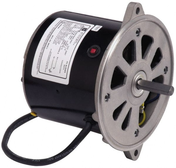 US Motors - 1/7 hp, ODP Enclosure, Manual Thermal Protection, 3,450 RPM, 115 Volt, 60 Hz, Split Phase Motor - Size 48M Frame, M-Flange Mount, 1 Speed, Sleeve Bearings, 2.40 Full Load Amps, A Class Insulation, Reversible - Exact Tooling