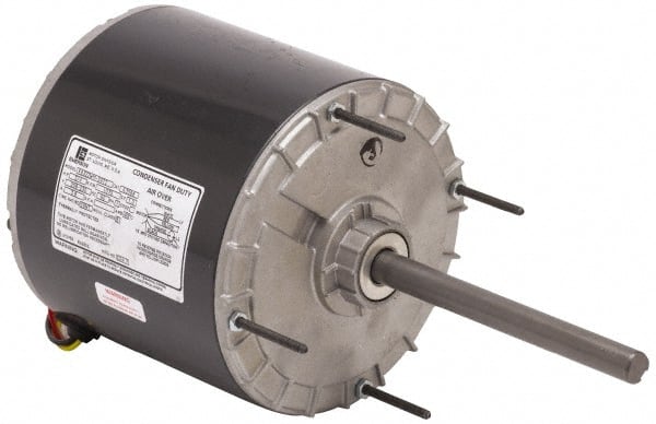 US Motors - 1 hp, OAO Enclosure, Auto Thermal Protection, 1,075 RPM, 208-230 Volt, 60 Hz, Single Phase Permanent Split Capacitor (PSC) Motor - Size 56Z Frame, Stud/Band Mount, 1 Speed, Ball Bearings, 5.2 Full Load Amps, B Class Insulation, Reversible - Exact Tooling