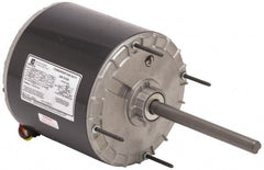 US Motors - 3/4 hp, OAO Enclosure, Auto Thermal Protection, 825 RPM, 208/230 Volt, 60 Hz, Single Phase Permanent Split Capacitor (PSC) Motor - Size 56Z Frame, Stud/Band Mount, 1 Speed, Ball Bearings, 5.30 Full Load Amps, B Class Insulation, Reversible - Exact Tooling