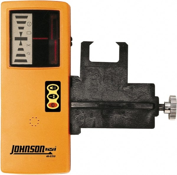 Johnson Level & Tool - Laser Level 9 V Battery, Laser Detector - Use With Red Beam Rotary Laser - Exact Tooling