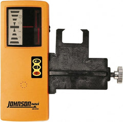 Johnson Level & Tool - Laser Level 9 V Battery, Laser Detector - Use With Red Beam Rotary Laser - Exact Tooling