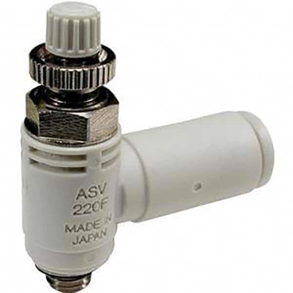 SMC PNEUMATICS - Speed & Flow Control Valves Valve Type: Quick Exhaust Valve Male Thread Size: 3/8 NPT - Exact Tooling