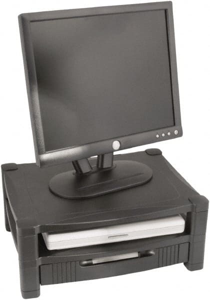 Kantek - Silver Two Level Stand - Use with Laptop, Monitor - Exact Tooling