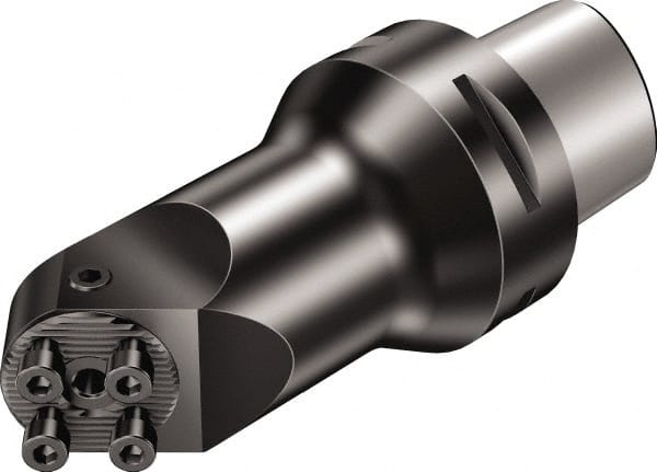 Sandvik Coromant - C5;32 System Size, Modular Tool Holding System Adapter - 101mm Projection, 40mm Body Diam, 120mm OAL, Through Coolant - Exact Tooling