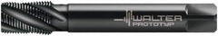 Walter-Prototyp - 3/8-18 NPT, 30° Helix, 5 Flutes, Modified Bottoming Chamfer, Oxide Finish, Cobalt, Spiral Flute Pipe Tap - Right Hand Flute, 0.6299" Shank Diam, 0.7874" Thread Length, 0.4724" Square Size, Series 25567 - Exact Tooling