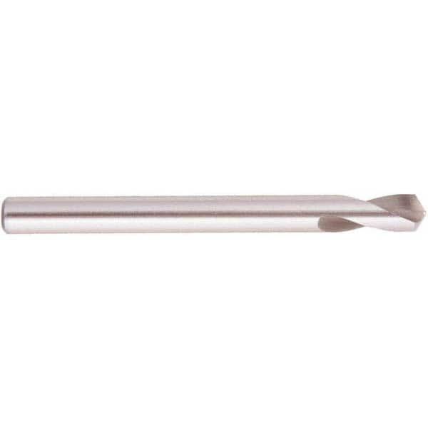 National Twist Drill - 3/8" Body Diam, 120°, 3-1/2" OAL, Cobalt Spotting Drill - Exact Tooling