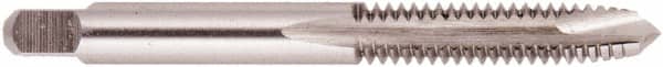 Regal Cutting Tools - #12-24 UNC, 2 Flute, Bright Finish, Solid Carbide Spiral Point Tap - Plug Chamfer, Right Hand Thread, 2-3/8" OAL, 15/16" Thread Length, 0.22" Shank Diam, 2B/3B Class of Fit - Exact Tooling