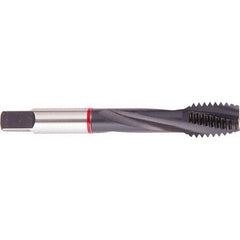 Regal Cutting Tools - 3/8-24 UNF 3 Flute 3B Bottoming Spiral Flute Tap - Powdered Metal, Oxide Finish, Right Hand Flute, Right Hand Thread, H3, Series Triple Crown - Exact Tooling