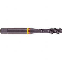 Regal Cutting Tools - 1/4-28 UNF 3 Flute Bottoming Spiral Flute Tap - Powdered Metal, Oxide Finish, Right Hand Flute, Right Hand Thread, H5, Series Triple Crown - Exact Tooling