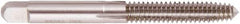 Regal Cutting Tools - M12x1.75 Metric Coarse D11 Thread Limit Plug Thread Forming Tap - High Speed Steel, Bright Finish, 3-3/8" OAL, 15/16" Thread Length, Right Hand Thread, Series Met-Flo - Exact Tooling