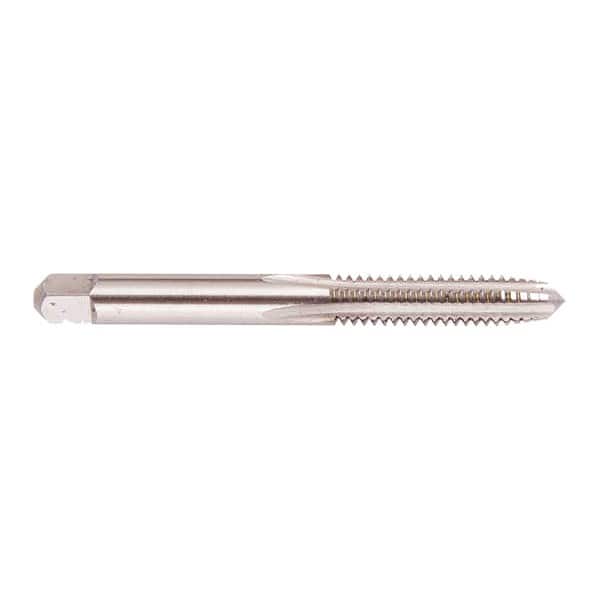Regal Cutting Tools - 3/8-32 UNEF 4 Flute Bright Finish High Speed Steel Straight Flute Standard Hand Tap - Taper, Right Hand Thread, 2-15/16" OAL, 1-1/4" Thread Length, H3 Limit, Oversize - Exact Tooling