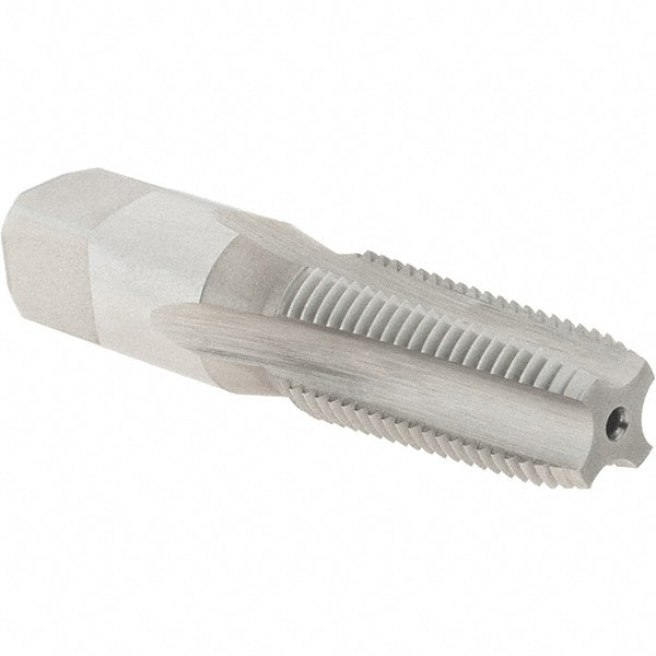 Regal Cutting Tools - 1/4-19" BSPT, 4 Flutes, Plug Chamfer, Bright Finish, High Speed Steel British Standard Pipe Tap - Exact Tooling