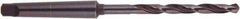 National Twist Drill - 2-5/8", 5MT 118° Point High Speed Steel Taper Shank Drill Bit - Oxide Finish, 11-7/8" Flute Length, 19-1/2" OAL, Spiral Flute, Series 200 - Exact Tooling