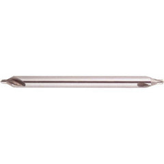 National Twist Drill - #5 Plain Cut 60° Incl Angle High Speed Steel Combo Drill & Countersink - Exact Tooling