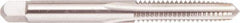 Regal Cutting Tools - #10-24 UNC 2B 4 Flute Bright Finish High Speed Steel Straight Flute Standard Hand Tap - Taper, Left Hand Thread, 2-3/8" OAL, 7/8" Thread Length, H3 Limit, Oversize - Exact Tooling