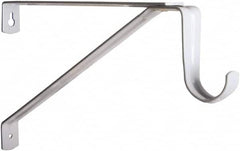 Knape & Vogt - 500 Lb Capacity, Epoxy Coated, Shelf & Pole Support Bracket - 14.380" Long, 5" High, 10" Wide - Exact Tooling