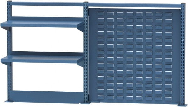 Lista - Steel Workbench & Workstation Riser Combination - 30" High, Use with 60" Long Workbenches - Exact Tooling