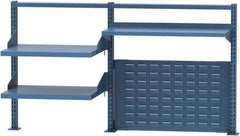 Lista - Steel Workbench & Workstation Riser Combination - 30" High, Use with 60" Long Workbenches - Exact Tooling