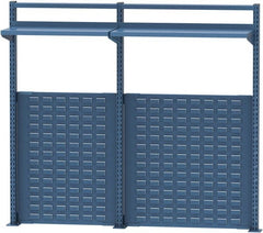 Lista - Steel Workbench & Workstation Riser Combination - 48" High, Use with 60" Long Workbenches - Exact Tooling