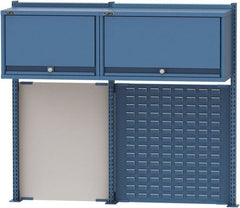 Lista - Steel Workbench & Workstation Riser Combination - 48" High, Use with 60" Long Workbenches - Exact Tooling