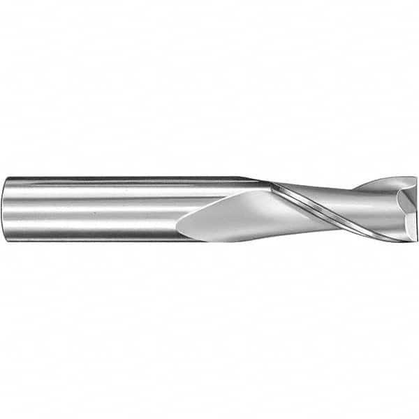SGS - 1/4", 3/4" LOC, 1/4" Shank Diam, 2-1/2" OAL, 2 Flute, Solid Carbide Square End Mill - Exact Tooling