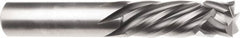 SGS - 8mm Cutting Diam x 25mm Length of Cut, 4 Flute, Compression Spiral Router Bit - Diamond Coated, Right Hand Cut, Solid Carbide, 63mm OAL x 8mm Shank Diam, Square End - Exact Tooling