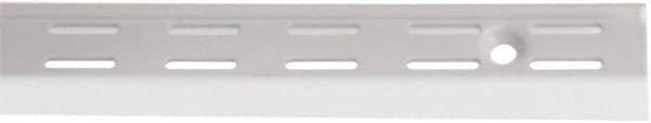 Knape & Vogt - 450 Lb Capacity, Epoxy Coated, Double Slot Standards Bracket - 78" Long, 1" High, 1" Wide - Exact Tooling