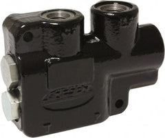 Parker - 15 GPM 5/8 Inlet Cast Iron Hydraulic Control Valve - 7/8-14 Thread, 2,500 psi, 1.88" Wide x 6.88" Long - Exact Tooling